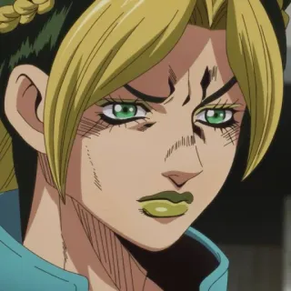 🌊 b57db4ef Jolyne Cujoh JoJo's Bizarre Adventure 애니메이션, 죠죠, 죠죠의 기묘한 모험, 쿠죠 죠린, 스톤 오션, 캐릭터 telegram sticker