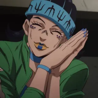 JoJo Part 6: Stone Ocean @StickersofAnime whatsapp stickers