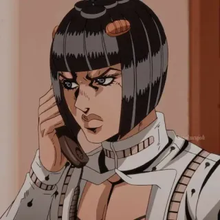 😠 30dc0baa Bruno Bucciarati JoJo's Bizarre Adventure 动漫, 漫画, 布鲁诺·布加拉提, JOJO的奇妙冒险, 角色 telegram sticker