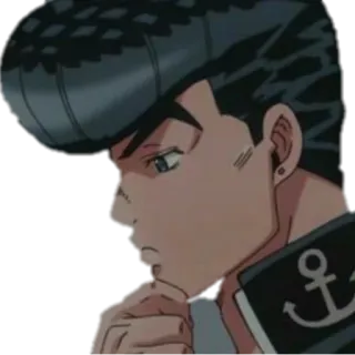 🤔 faf9ffc4 Anime, Mangá, Personagem, Retrato, Ilustração, Desenho animado telegram sticker