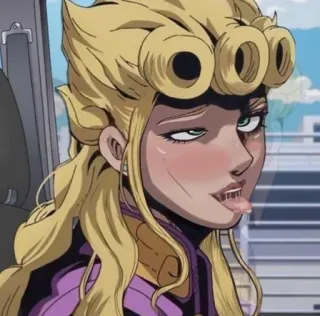 🥵 25081149 Giorno Giovanna JoJo's Bizarre Adventure anime, manga, jojo, giorno, character telegram sticker