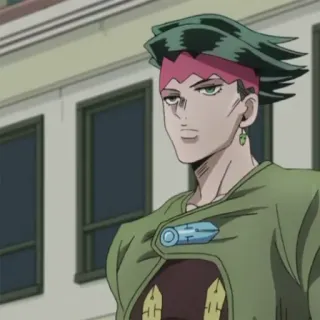 😐 58fb2c45 Rohan Kishibe JoJo's Bizarre Adventure anime, manga, jojo, rohan, kishibe, character telegram sticker