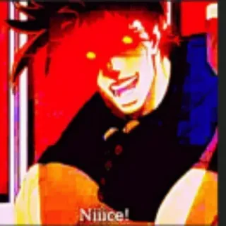 👍 59e5d81e Joseph Joestar JoJo's Bizarre Adventure Niiice! anime, manga, jojo, happy, funny, meme telegram sticker