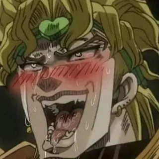 🥰 c643c3d7 Dio Brando JoJo's Bizarre Adventure anime, manga, dio, villain, jojo telegram sticker