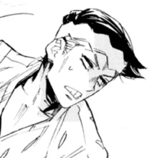 😬 eb325454 Anime, Manga, Ilustración, Personaje, Hombre whatsapp sticker