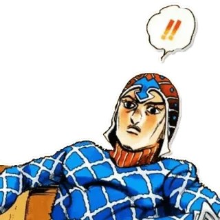 ‼️ 6186d956 Guido Mista JoJo's Bizarre Adventure Anime, Manga, Jojo, Karakter telegram sticker