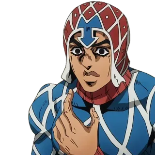 😃 d99b01d0 Guido Mista JoJo's Bizarre Adventure Anime, Manga, Jojo, Mista, Karakter telegram sticker
