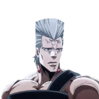 👀 65450155 Jean Pierre Polnareff JoJo's Bizarre Adventure Anime, Jojo, Polnareff, Personage, Silver Chariot whatsapp sticker