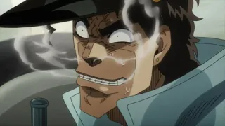 🤬 110a8abb Jotaro Kujo JoJo's Bizarre Adventure Anime, Manga, Jotaro, Jojos bizarre Abenteuer, Gesichtsausdruck, wütend telegram sticker