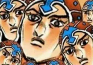 4⃣ 9295be00 Gyro Zeppeli JoJo's Bizarre Adventure Gyro Zeppeli, JoJo's Bizarre Adventure, Manga, Anime telegram sticker