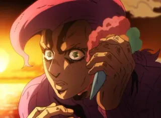 👿 9b01b8dc Doppio JoJo's Bizarre Adventure anime, jojo, doppio, charakter, manga, italienisch, handy telegram sticker