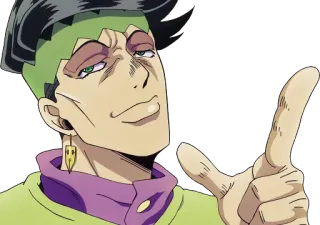 👍 84110f10 Rohan Kishibe JoJo's Bizarre Adventure Anime, Manga, Le bizzarre avventure di JoJo, Rohan, Kishibe telegram sticker