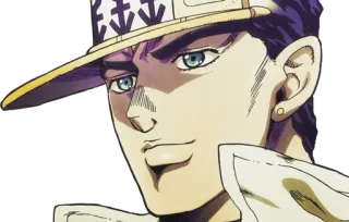 🙂 f741305e Jotaro Kujo JoJo's Bizarre Adventure Anime, Manga, Jotaro, Jojo, Star Platinum telegram sticker