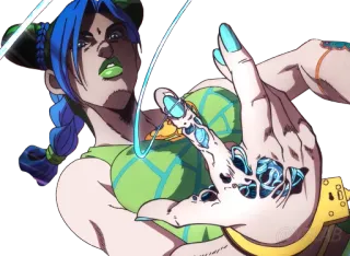 JoJo Part 6: Stone Ocean @Y2LAB whatsapp stickers