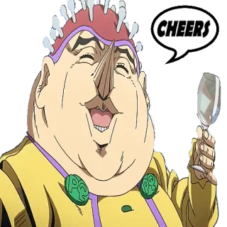 JOJO VENTO AUREO @STIKERFORALL telegram stickers