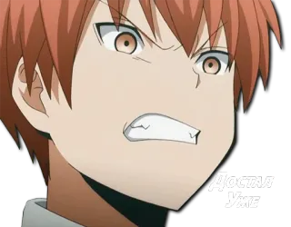 😡 23d070f4 Достал уже anime, bravo, rosto, desenho animado, irritado telegram sticker