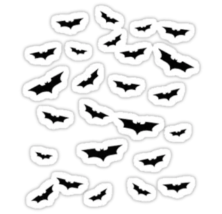 💀 091b01f1 Batman batman, logo, stickers, held telegram sticker