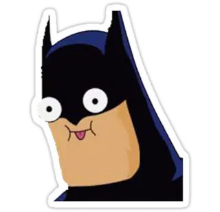 😋 d3efce6e Batman Batman, Cartoon, Meme, Grappig, Strip, Held telegram sticker