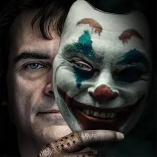 👺 aa8b2d51 Joker Joker, Masker, Film, Schurk, DC Comics telegram sticker