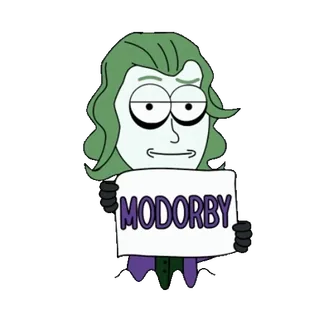 📯 9c84eedc MODORBY 패러디, 농담, 웃긴, 스티커, Modorby whatsapp sticker