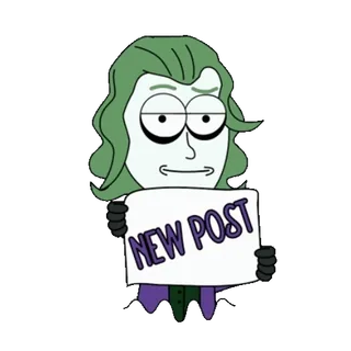 📯 abb0cf7c NEW POST 만화, 게시물, 밈, 캐릭터, 소셜 미디어, 새로운 whatsapp sticker