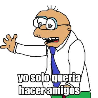 👶 3adbf20a yo solo queria hacer amigos 만화, 인용구, 친구, 애니메이션, 캐릭터 telegram sticker
