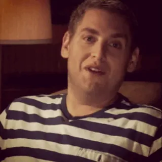 💡 0b44ea85 Jonah Hill actor, hombre, celebridad, Jonah Hill telegram sticker