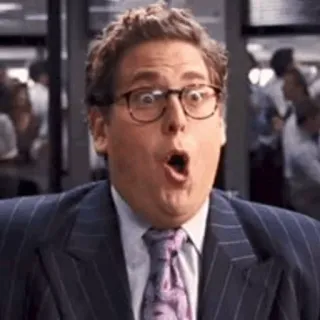 💡 8f9721ee sorpresa, shock, Jonah Hill, cara, emocionado, emoción telegram sticker