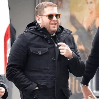 💡 d9786164 Jonah Hill actor, celebridad, hombre, gafas de sol, retrato telegram sticker