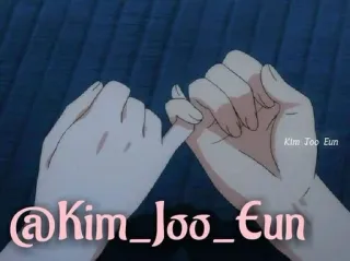 ♥️ 02cd17fe @Kim_Joo_Eun 指切り, 合意, 友情, 手, 誓う, 約束 telegram sticker