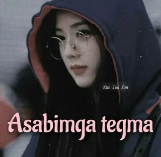 😫 0370ed4c Asabimga tegma ポートレート, 女性, 眼鏡, パーカー, 女の子 telegram sticker