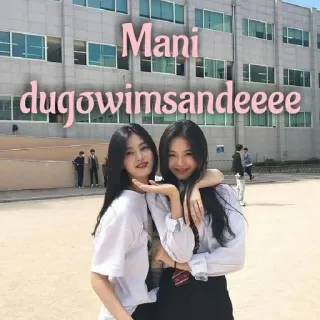 🥰 5ecf304f Mani dugowimsandeeee telegram sticker