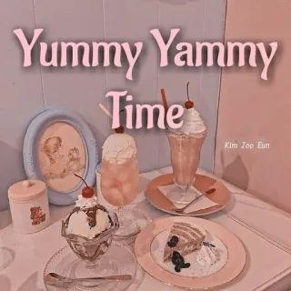 🥺 77dfc860 Yummy Yammy Time デザート, 食べ物, 甘い, お菓子, おいしい, アイスクリーム, ケーキ, さくらんぼ telegram sticker