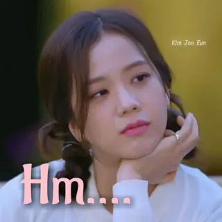 😌 de74dd08 Hm.... うーん, 熟考, 考える, 疑問, 質問, 韓国, アジア telegram sticker