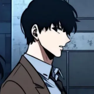 🗯 42249aa3 Sung Jinwoo Solo Leveling Anime, Männlich, Manhwa, Solo Leveling, Sung Jinwoo, Charakter telegram sticker