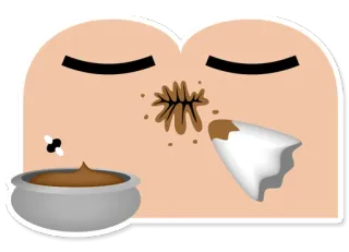 👨‍🍳 8866169e caca, váter, asqueroso, ofensivo, marrón, culo, humor telegram sticker