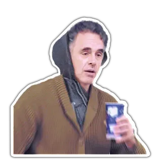 🥤 06daaaa7 Jordan Peterson Jordan Peterson, psicologo, autore, professore, intellettuale, oratore whatsapp sticker