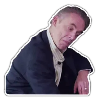 🧐 12c978eb Jordan Peterson Jordan Peterson, Intellettuale, Politico, Conservatore, Pensatore whatsapp sticker