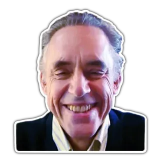 😁 25fc237f Jordan Peterson Jordan Peterson, filosofo, psicologo, autore, accademico whatsapp sticker