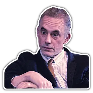 🙎‍♂️ a9a4804d Jordan Peterson intellettuale, autore, professore, relatore, psicologo whatsapp sticker