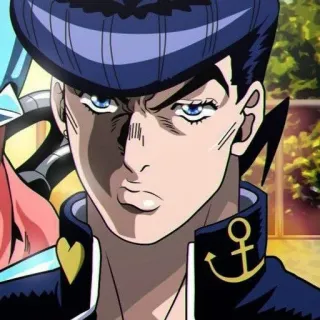 💎 07190f09 Josuke Higashikata JoJo's Bizarre Adventure Anime, Manga, Nhân vật, Nghiêm túc, Jojo telegram sticker