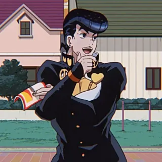 💎 b3a14bd9 Josuke Higashikata JoJo's Bizarre Adventure: Diamond is Unbreakable anime, jojo, josuke, diamond, bizarre adventure telegram sticker