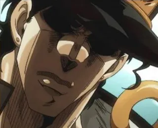 💀 9437c910 Jotaro Kujo JoJo's Bizarre Adventure Jotaro Kujo, JoJo's Bizarre Adventure, Anime, Manga, Karakter, Fanart whatsapp sticker