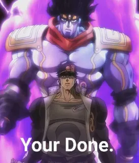 👿 d637b943 Your Done. whatsapp sticker