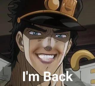 🥱 fe642ad9 I'm Back whatsapp sticker