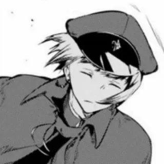 🗡 370c74ae 动漫, 军事, 帽子, 军官 telegram sticker