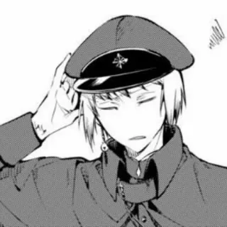 🗡 7461f960 动漫, 漫画, 角色, 军官, 帽子 telegram sticker