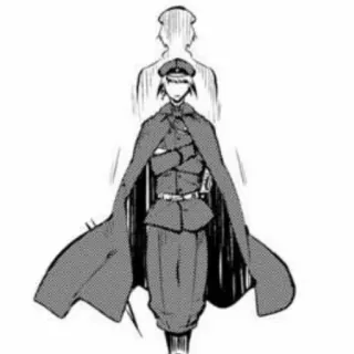 🗡 8549f752 动漫, 军装, 漫画, 披风 telegram sticker