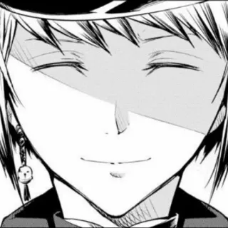 🗡 b9e4df87 动漫, 漫画, 微笑, 人物 telegram sticker