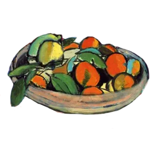 🍏 bae6b97f 水果, 碗, 静物, 艺术, 橙子, 柠檬 telegram sticker